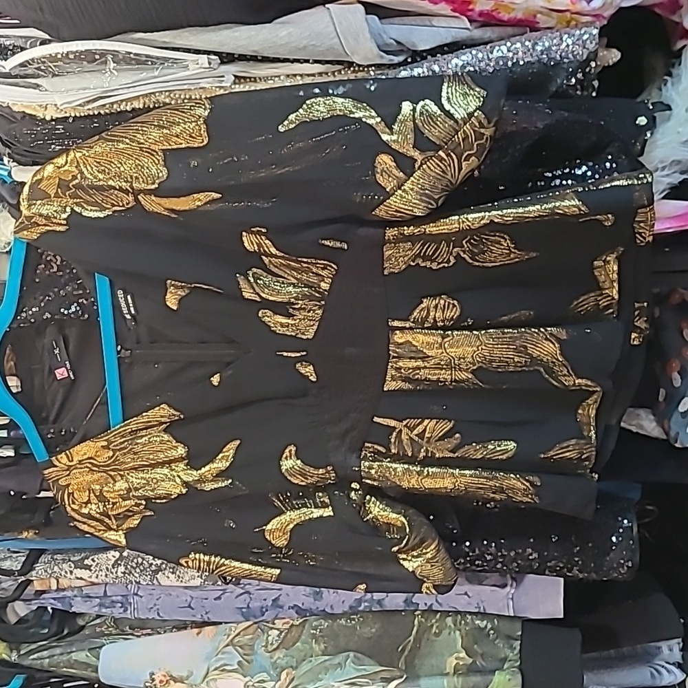 Lame' Gold blouse